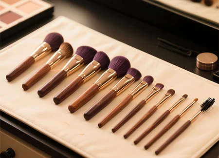 Estructura de las brochas de maquillaje: lo que realmente buscan los profesionales