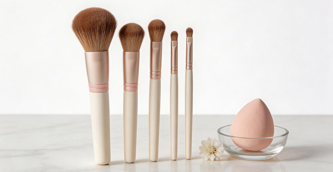 Cómo la tecnología de fibra mejora el rendimiento de las brochas de maquillaje