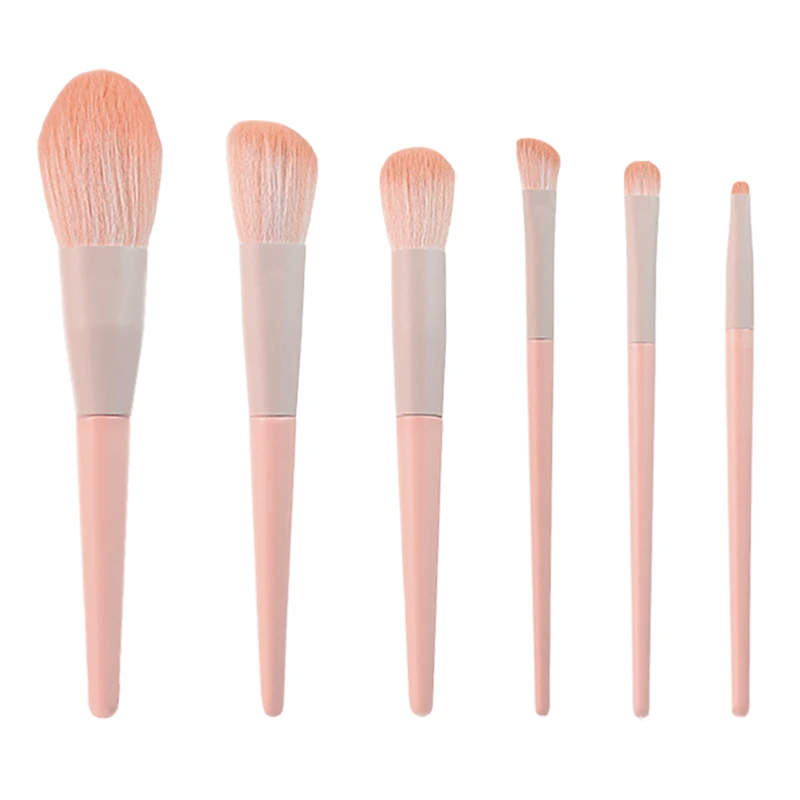 Juego de brochas de maquillaje profesionales de 6 piezas