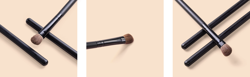 Brocha para sombra de ojos de cabello natural