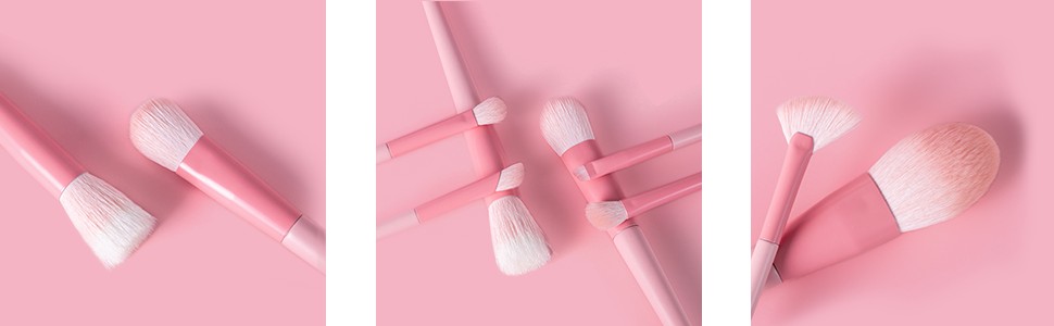 Juego de brochas de maquillaje personalizado de 12 piezas